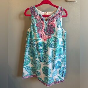 Lilly Pulitzer 5T Embroidered Sea Urchin Dress